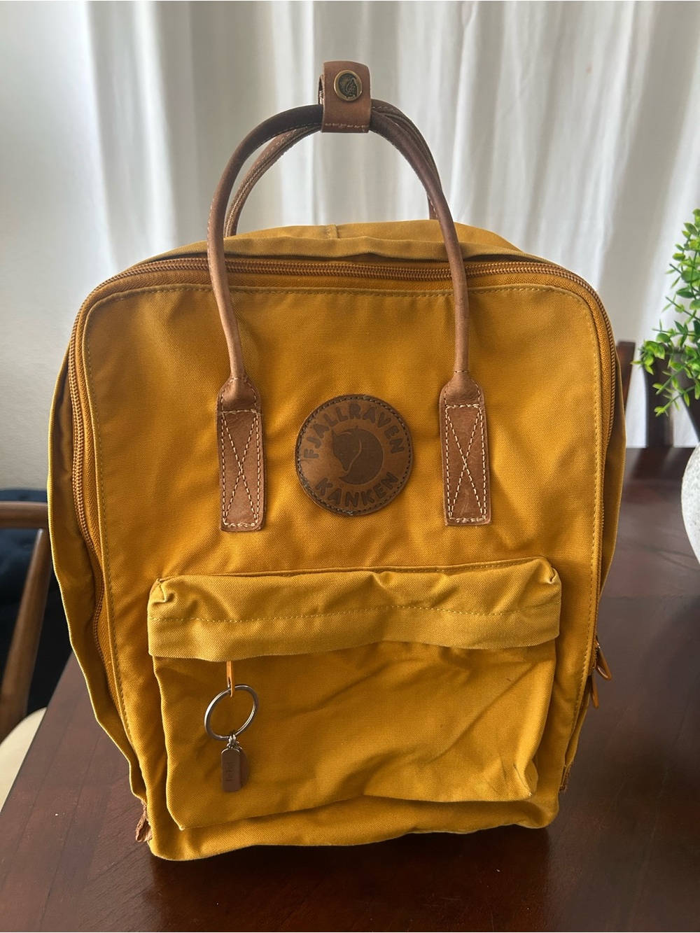 Fjallraven Kanken No. 2 Backpack in Mustard Yellow